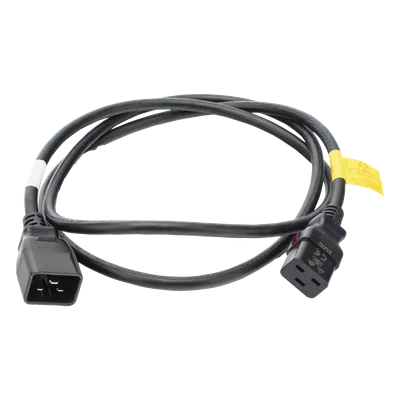 Cable de Alimentación Eléctrico / Doble Bloqueo W-Lock / IEC C19 a C20 / 1.8 m (6 ft) / Certificado UL-CE-EAC