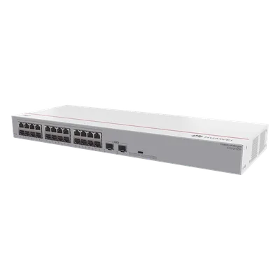 Switch No Administrable / 24 Puertos Gigabit / 2 Puertos SFP Uplink / 52 Gbps / 1U Rack