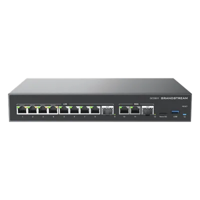 Firewall NG / Router VPN 3 Gbps / IP PBX 12 Usuarios / Switch 10 Puertos Gigabit / 4 Puertos PoE / 2 SFP 2.5G / Wi-Fi 6 Dual Band