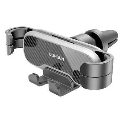 Soporte para Teléfono Automotriz / Rejilla de Ventilación / Rotación 360° / Tecnología Gravity Drive / 5 Puntos de Sujeción / Ancho 65-80 mm