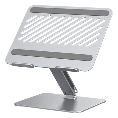 Soporte para Laptop / Aluminio de Alta Resistencia / Ajuste 180° / 10 a 17.3 Pulgadas / Carga 5 kg / Plegable y Portátil