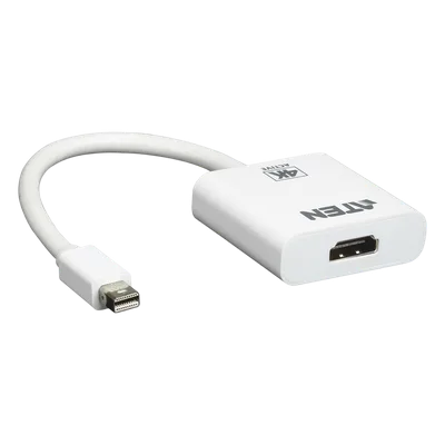 Adaptador activo / Mini DisplayPort a HDMI / 4K@30Hz / DisplayPort 1.2a / HDCP 1.3 / 6.89x1.77x0.59 in