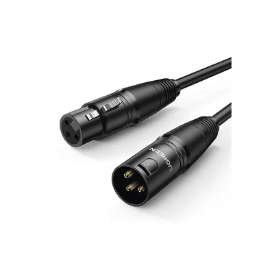 Cable XLR Balanceado / 3 Pines / 15 m (49.2 ft) / Triple Blindaje / Conectores Niquelados / Diámetro 6 mm