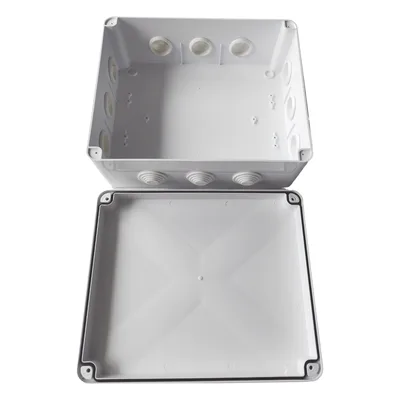 Caja de Derivación Exterior / 300 x 250 x 120 mm / IP65 / IK07 / 12 Entradas / ABS Industrial