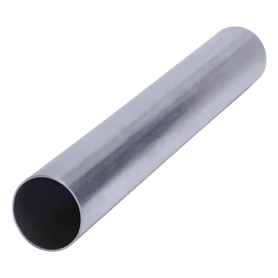 Tubo conduit / Pared delgada / 2 1/2" (63.5 mm) / 3 m (9.84 ft) / Sin cople ni rosca / Galvanizado