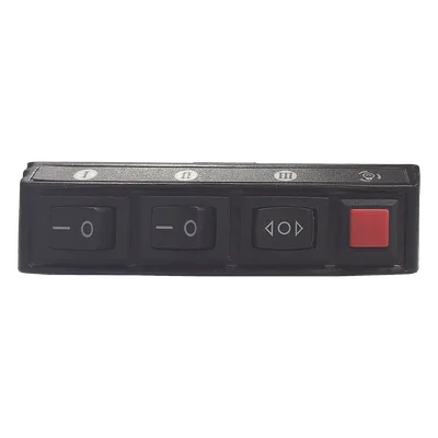 Switch de Control de Patrones de Destello / 5 Interruptores / 12 VCC / 15 A / 104 mm x 55 mm x 33 mm / 4.1 x 2.2 x 1.3 pulgadas