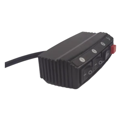 Switch de Control de Patrones de Destello / 5 Interruptores / 12 VCC / 15 A / 104 mm x 55 mm x 33 mm / 4.1 x 2.2 x 1.3 pulgadas