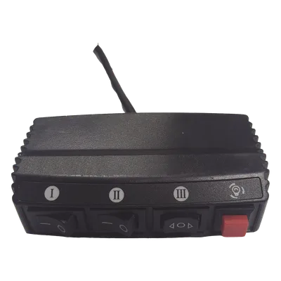 Switch de Control de Patrones de Destello / 5 Interruptores / 12 VCC / 15 A / 104 mm x 55 mm x 33 mm / 4.1 x 2.2 x 1.3 pulgadas