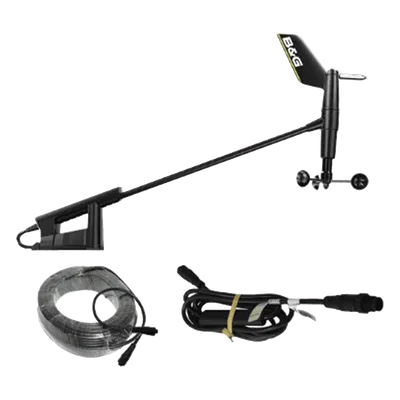 Sensor de Viento Cableado / Alta Precisión / Diseño Aerodinámico / Transmisión en Tiempo Real / Compatible con Instrumentos Náuticos