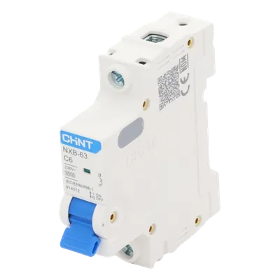 Interruptor Termomagnético DIN / 1 Polo / 6 A / 6 kA / 110-415 VCA / Rango -40 °C a 70 °C