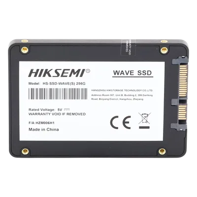 Unidad de Estado Sólido / 256 GB / 2.5" / SATA III 6 Gb/s / Lectura 530 MB/s / Escritura 400 MB/s / 3D NAND / 0°C a 70°C