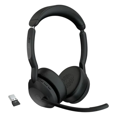 Diadema Bluetooth / Cancelación Activa de Ruido / 18h Batería / Alcance 30 m (98.4 ft) / 2 Micrófonos MEMS / USB-A