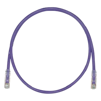 Cable de Parcheo UTP Cat6 / 24 AWG / CM / 8 m (26.25 ft) / PoE Tipo 3 y 4 / Violeta