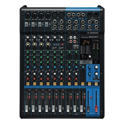 Mezcladora de Audio / 12 Canales / 6 Entradas Micrófono-Línea / 2 Entradas Estéreo / Efectos SPX 24 Presets / USB Integrado