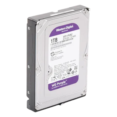 Disco Duro para Videovigilancia / 1 TB / SATA III 6 Gb/s / 5400 RPM / 64 MB Caché / 3.5 Pulgadas / 64 Cámaras / 8 Bahías / 0°C a 65°C (32°F a 149°F)