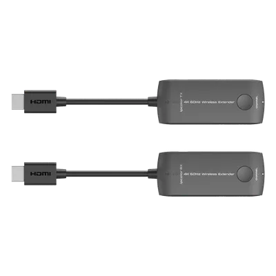 Extensor HDMI Inalámbrico / 4K@60Hz / Wi-Fi 5G / Alcance 20 m (65.6 ft) / HDMI 2.0 / HDCP 2.2