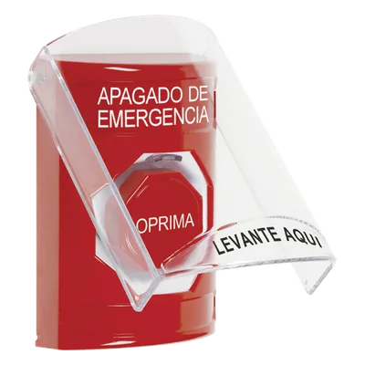 Botón Multipropósito / Apagado de Emergencia / Llave para Reset / Bocina Integrada / 2 Relevadores NO/NC / Interior / -40°C a 121°C / Tapa de Policarbonato