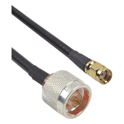 Jumper de 60cm con Cable LP240 y conectores N Macho y SMA Macho Inverso.