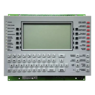 Anunciador de control de red / LCD 640 caracteres retroiluminado / Teclado QWERTY / 11 indicadores LED / 4 relés de estado / Bus ACS EIA-485