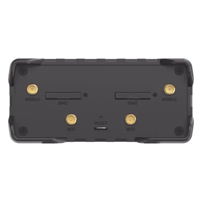 Router Industrial LTE 4G / 150 Mbps Cat 4 / 4 Puertos Ethernet / WiFi 2.4 GHz / Doble SIM / Montaje DIN / -40°F a 167°F
