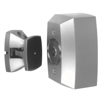 Sujetador Electromagnético de Puerta / Montaje en Pared Cableado Superficial / 12-120 V / 25-40 lb / UL-ULC-MEA-CSFM
