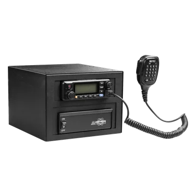 Gabinete Universal Metálico / Montaje Radio Base y Fuente / Compatible Kenwood e Icom / Sujeción Reforzada 16 Tornillos