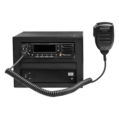 Gabinete Universal Metálico / Montaje Radio Base y Fuente / Compatible Kenwood e Icom / Sujeción Reforzada 16 Tornillos