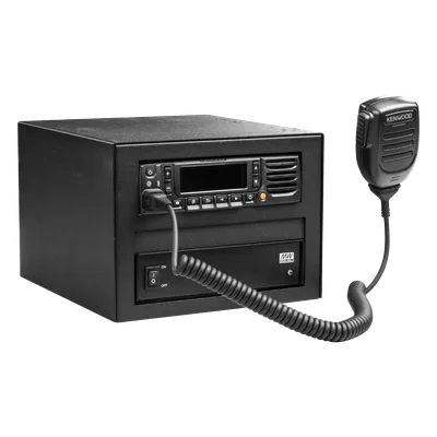Gabinete Universal Metálico / Montaje Radio Base y Fuente / Compatible Kenwood e Icom / Sujeción Reforzada 16 Tornillos