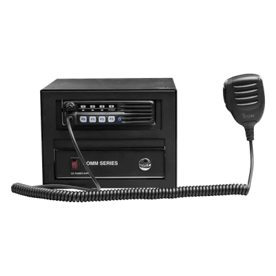 Gabinete Universal Metálico / Montaje Radio Base y Fuente / Compatible Kenwood e Icom / Sujeción Reforzada 16 Tornillos