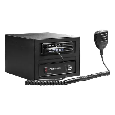 Gabinete Universal Metálico / Montaje Radio Base y Fuente / Compatible Kenwood e Icom / Sujeción Reforzada 16 Tornillos