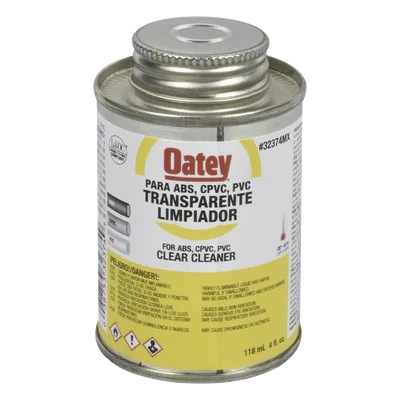 Limpiador de tubería / 946 ml (32 oz) / PVC, CPVC y ABS / Evaporación rápida / 4°C a 43°C