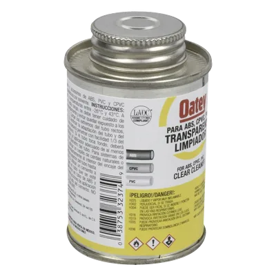 Limpiador de tubería / 946 ml (32 oz) / PVC, CPVC y ABS / Evaporación rápida / 4°C a 43°C