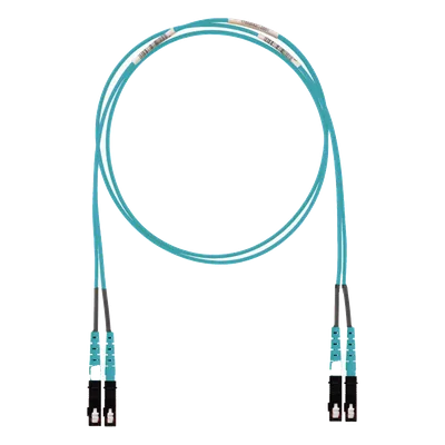 Jumper de Fibra Óptica / Multimodo OM3 50/125 / SC-SC Dúplex / LSZH / 8 m (26.25 ft) / Aqua