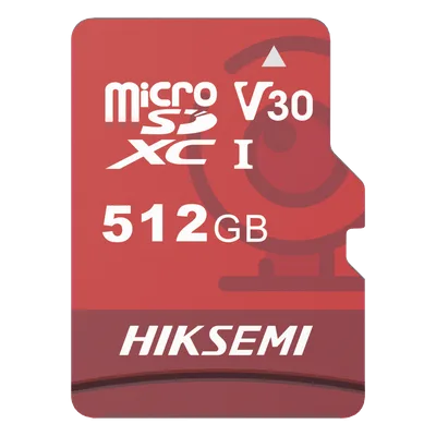 Tarjeta MicroSD / 512 GB / Lectura 95 MB/s / Escritura 60 MB/s / Clase 10 U3 / TLC NAND / Grabación 4K 24/7 / Resistente Agua y Golpes