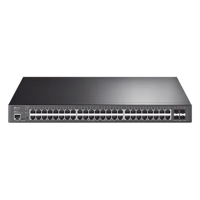 Switch L2+ PoE+ / 48 Puertos Gigabit PoE+ / 4 Puertos SFP+ 10G / Presupuesto PoE 500W / Rendimiento 176 Gbps / Montaje en Rack
