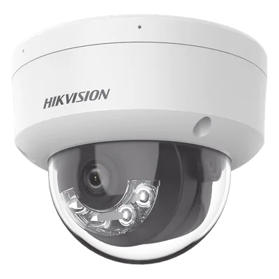 Cámara Domo IP / 2 Megapixel / Dual Light 30 m (98.4 ft) / Lente 2.8 mm / 103° FOV / IK08 / IP67 / PoE