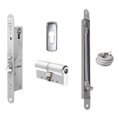 Kit de Cerradura Electromagnética / Fail Safe / Pestillo Reversible / Alta Durabilidad
