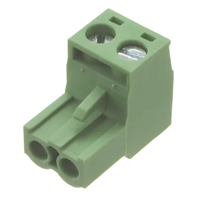 Conector Terminal de Alimentación / 2 Pines / Macho-Hembra / Polipropileno Aislante / Compatible Sistemas EPO