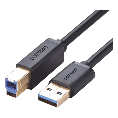 Cable USB-A 3.0 a USB-B / 5 Gbps / 2 A / 2 m (6.6 ft) / Blindaje Múltiple / Plug & Play