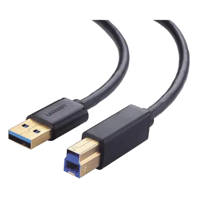 Cable USB-A 3.0 a USB-B / 5 Gbps / 2 A / 2 m (6.6 ft) / Blindaje Múltiple / Plug & Play
