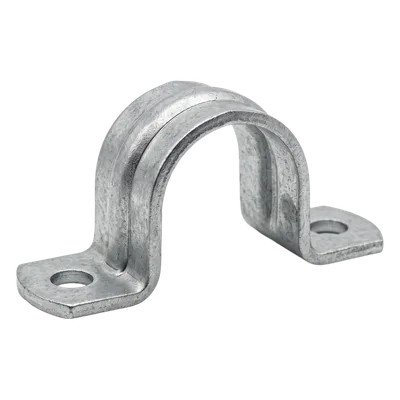 Abrazadera Omega / Conduit Pared Gruesa 2-1/2" (63 mm) / Acero Pregalvanizado / Fijación Tornillo #12