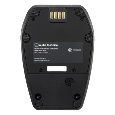 Transmisor de Micrófono de Superficie Inalámbrico / UHF / Rango 100 m (328 ft) / Patrón Polar Seleccionable Omnidireccional y Cardioide / Batería Recargable