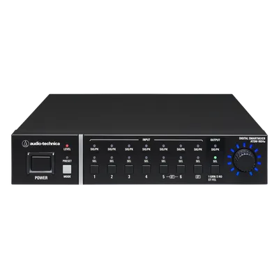 Mezclador Digital Automático / 6 Canales / Cancelación de Eco / 24-bit / Phantom 48V / Rack