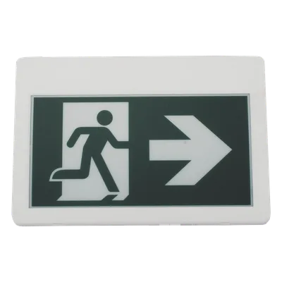 Letrero LED de Emergencia / 120 lm / Respaldo 120 Min / 120-347 VCA / Pictograma Intercambiable