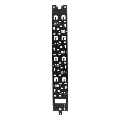 Panel Administrador de Cables Vertical / 42RU / 977.6 mm (38.5 in) / 139.2 mm Ancho / Acero con Recubrimiento en Polvo / Negro