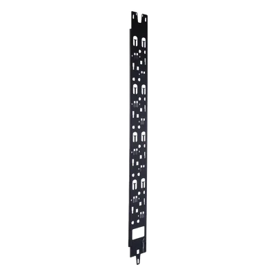 Panel Administrador de Cables Vertical / 42RU / 977.6 mm (38.5 in) / 139.2 mm Ancho / Acero con Recubrimiento en Polvo / Negro