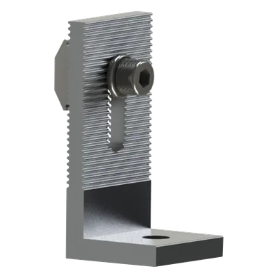Soporte L / Aluminio Anodizado / 40 x 40 x 85 mm / 0.13 x 0.13 x 0.28 ft / 18 g / Rieles 5 y 8 mm