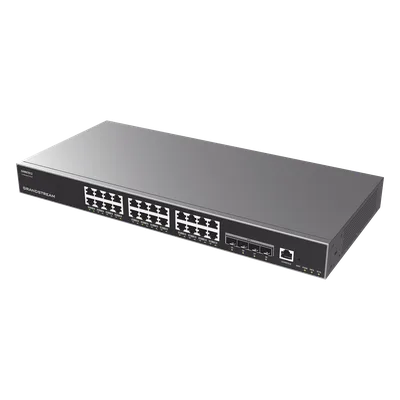 Switch Capa 3 Administrable / 24 Puertos Gigabit / 4 SFP+ 10G / 128 Gbps Capacidad Conmutación / 95.2 Mpps / Rack 1U