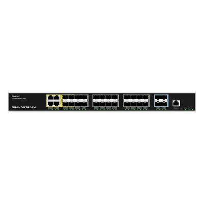 Switch de Agregación Capa 3 / 120 Gbps Throughput / 4 Puertos 10G SFP+ / Stacking 4 Unidades / Enrutamiento OSPF-BGP / 4k VLANs