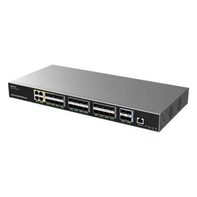 Switch de Agregación Capa 3 / 120 Gbps Throughput / 4 Puertos 10G SFP+ / Stacking 4 Unidades / Enrutamiento OSPF-BGP / 4k VLANs